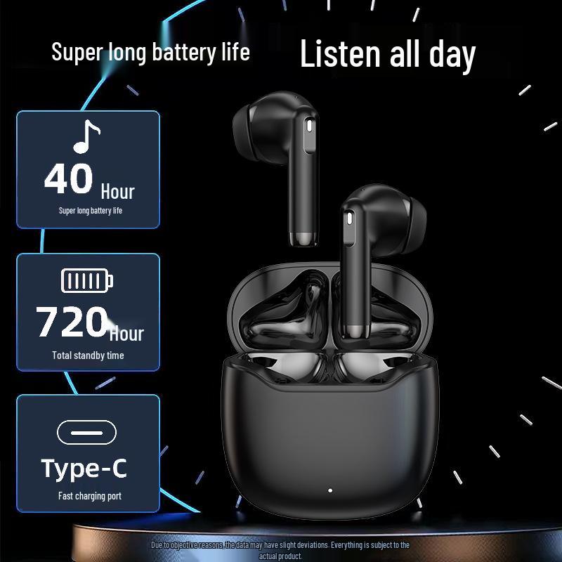 Беспроводные Bluetooth-наушники T92: Полувкладыши, Высококачественный звук, Длительное время работы от аккумулятора, Шумоподавление, Готовность к спорту.