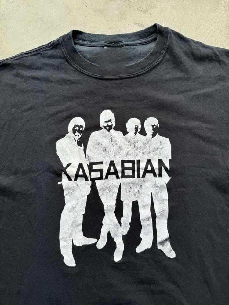 RARE Kasabian Band Black Cotton Shirt Full size S5XL T104 Unisex T-Shirt