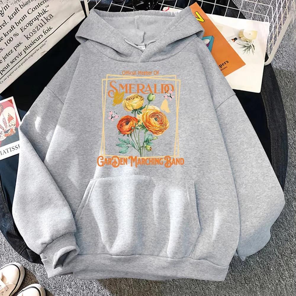 2025 Худи Jimin Muse Мода Женские Smeraldo Garden Худи для Марширующего Оркестра Унисекс Осень Зима Эстетика Кто Пуловеры Толстовки