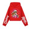 Kids' Casual Fashion Christmas Printed Long Sleeve Hooded Sweatshirt (No Drawstring)