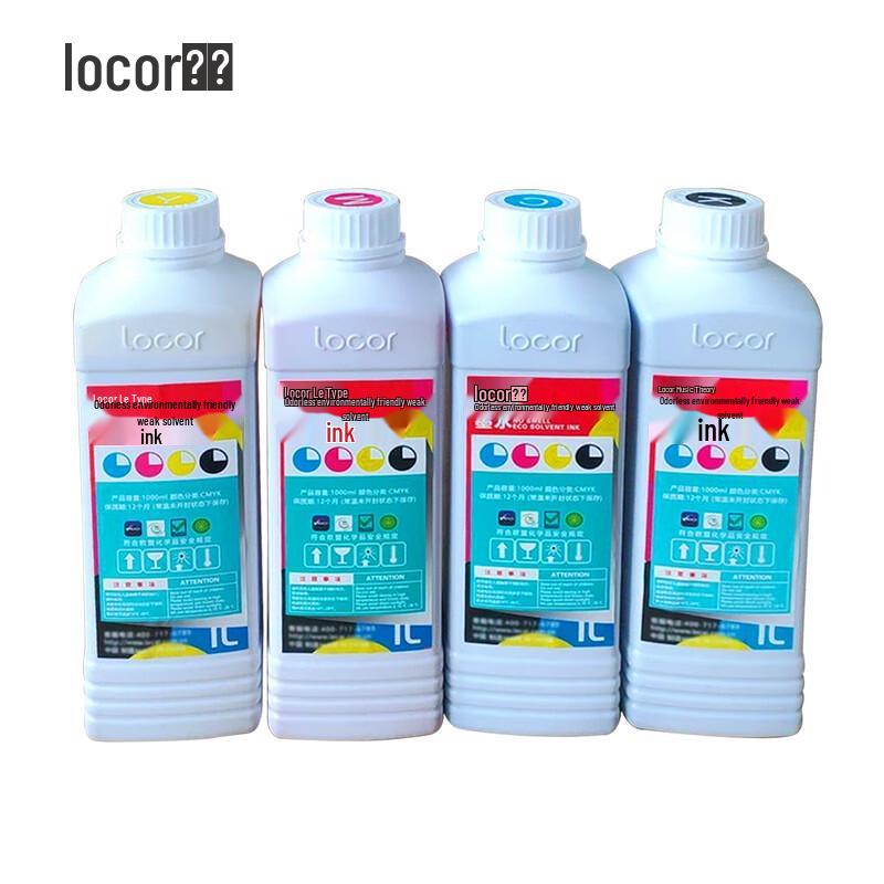 Lecai Eco-Friendly Weak Solvent Outdoor Ink for Photo Printers CN plug (adapter included)