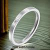 Luxury Women's Stainless Steel Ring: Electroplated Titanium, Non-Fading, Versatile Design