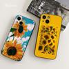 Чехол для телефона Iphone 13 с подсолнухом для Iphone 14 11 12 Pro 8 7 14 Plus X Pro MAX 13 MINI XR XS SE 2020, мягкие чехлы для телефонов с цветочным рисунком