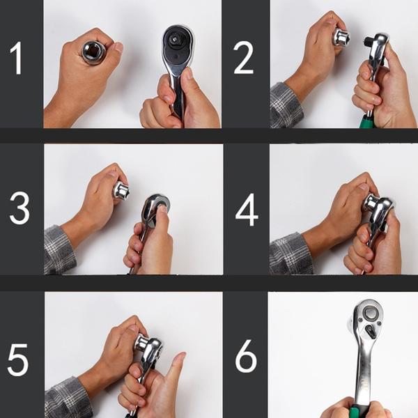 Бытовой автомобильный набор инструментов для ремонта авто, ящик для инструментов, футляр для хранения, гаечный ключ, отвертка, ручные инструменты