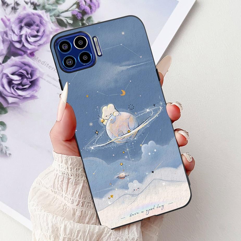 Для Motorola Moto One 5G Чехол Роскошный Модный Расписной Чехол 6.7'' Мягкий ТПУ Чехол для Телефона Для Motorola One MotoOne 5G Задняя Крышка Сумки