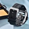 PAGANI DESIGN 42MM Новые Инопланетные Скелетон Прозрачная Задняя Крышка Сапфировое Стекло Автоматические Мужские Часы Для Мужчин