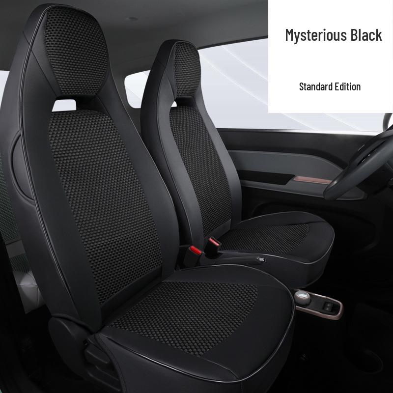 Подушка на сиденье автомобиля из ледяного шелка QQ - Милый мультяшный чехол на сиденье с полным охватом для Chery New Energy Sports Version