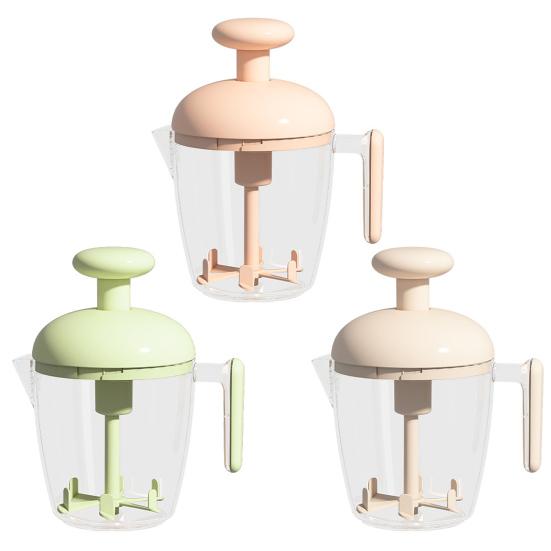 Чашка-венчик для яиц Ручная чашка для напитков с ручным прессом Подготовка перед едой Портативная чашка для остатков Миксер для яиц Чашка для приготовления перед едой