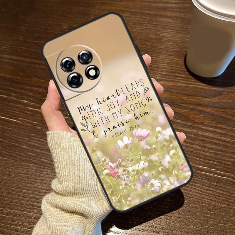 Christian Psalms For OnePlus Nord CE 5 2 3 4 Lite N20 N30 Case For OnePlus 15 R 13 12 11 8T 10T 13T 12R 13R