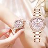 Роскошные керамические кварцевые часы для женщин Водонепроницаемые модные часы с ромбовидным стеклом и хронографом для женщин Montre Femme