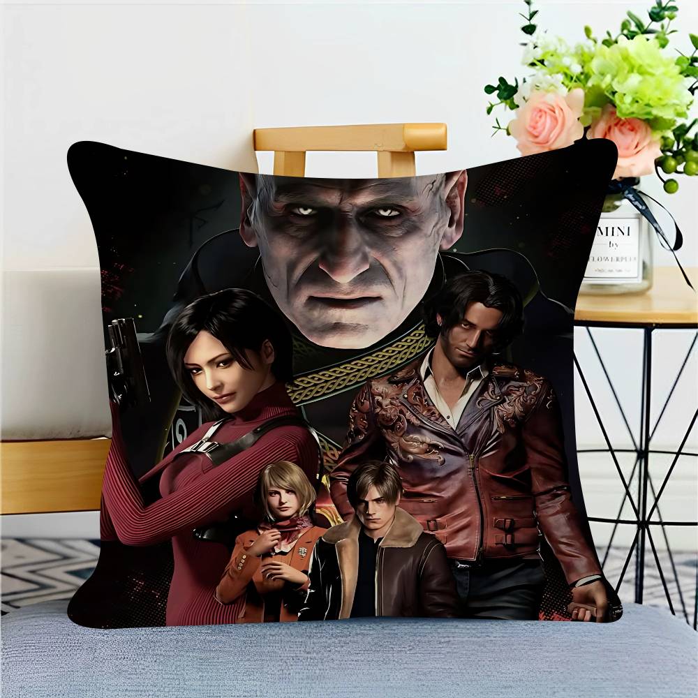 Game R-Resident-Evil Pillow Anime Pillow Sofa Bed Head Pillow Cover Cushion Cover 45x45 Cm Fashion