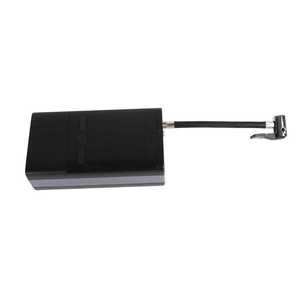 Цифровой дисплей Автомобильный насос для шин Беспроводной Портативный USB-перезаряжаемый Беспроводной Насос со светом для Мотоцикла Велосипеда Футбола Баскетбола Черный Металл Пласт