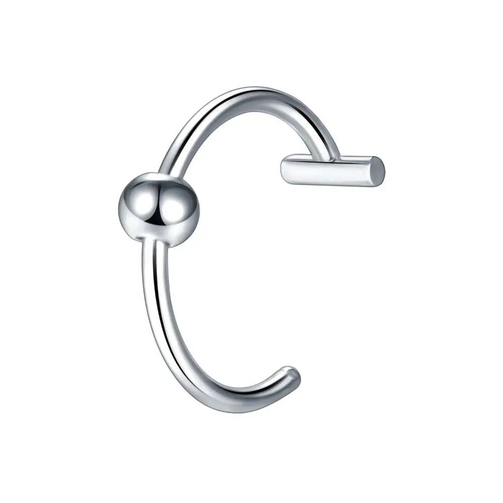 1PC Non-Pierced Fake Nose Ring Cool Hip Hop Stainless Steel C Clip Lip Ring Women Body Jewelry