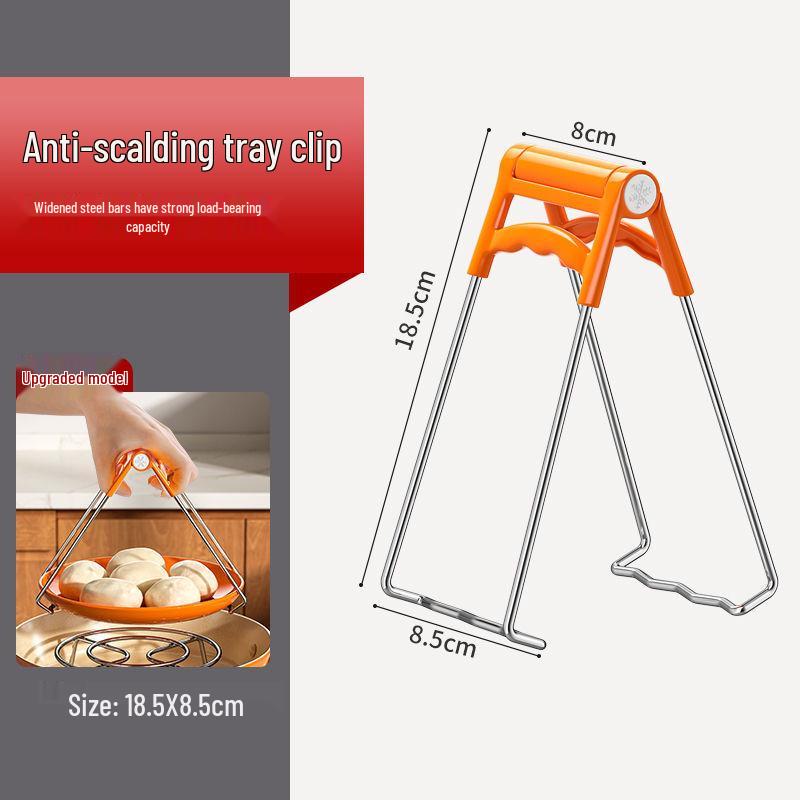 Anti-Scald Non-Slip Silicone Bowl and Plate Lifter Clip