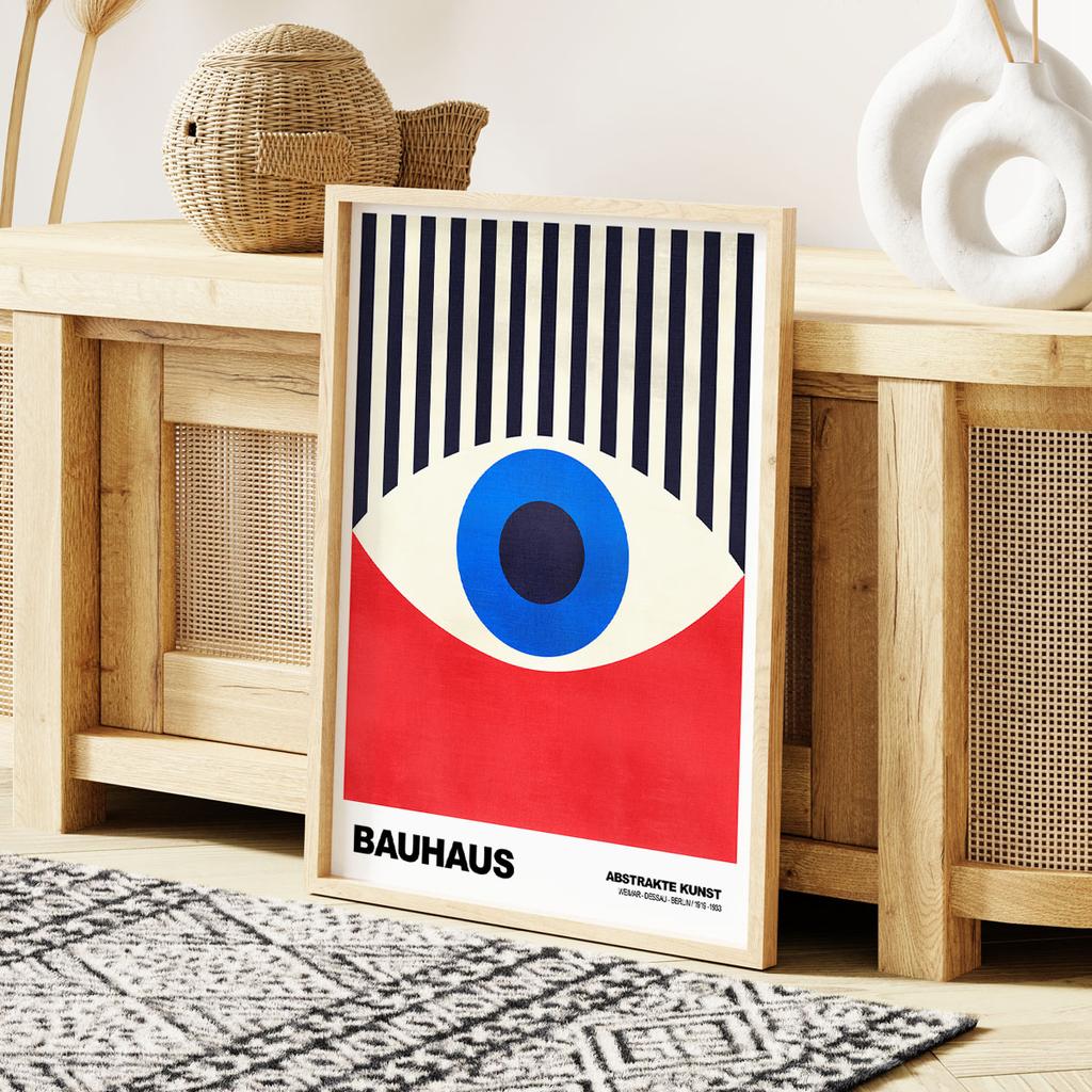 Plakat oko bauhaus