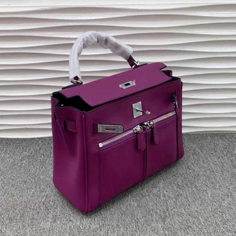 Новая сумка Lakis с двойными молниями и широкими плечевыми ремнями, высококачественная, с несколькими карманами, хорошая текстура, натуральная коровья кожа