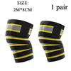 Knee Wraps Men Fitness Weight Lifting Elastic Bandage Compression Knee Support Sports Strap Knee Protector Bands Pad Sleeve
