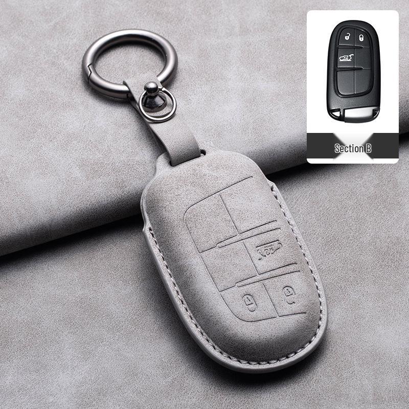 Чехол для ключа автомобиля для Compass, Renegade, Cherokee, Wrangler – Унисекс Аксессуар для ключей и Брелок-подвеска