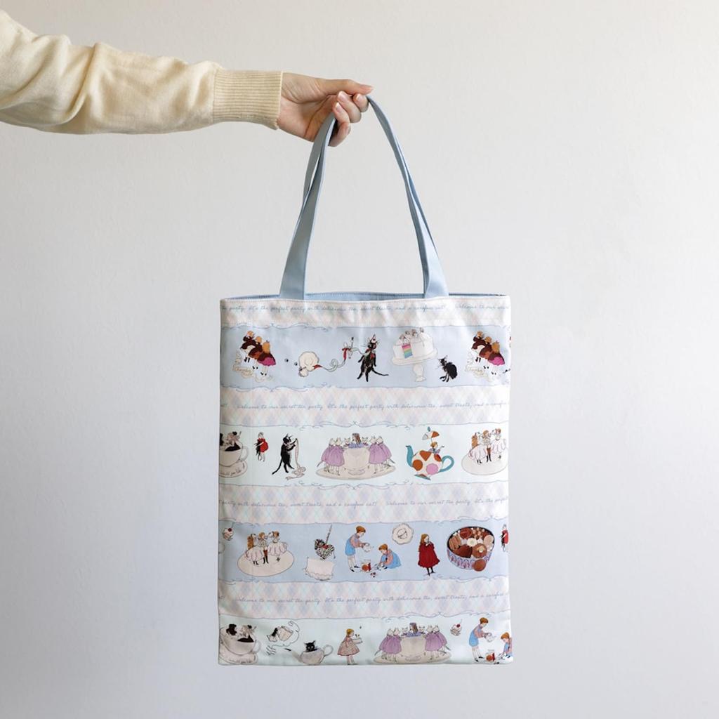 Сумка-тоут Секретное чаепитие SKRF0614 Сделано в Японии Готовая тканевая сумка Милая сумка для взрослых Товары Тоут [Курахаси Рей]