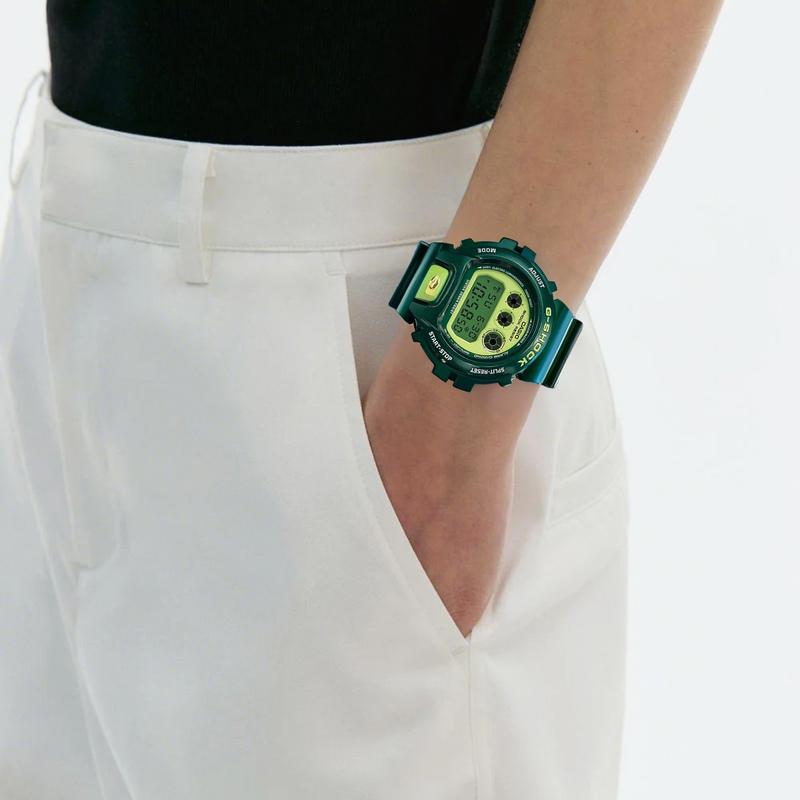 Casio G-SHOCK Crazy Colors Лунный Календарь Приливов и Отливов Многофункциональный Будильник Ударопрочный 200 метров Водонепроницаемый Кварцевый Механизм Японский DW-6900CC-3
