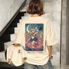 Sailor Moon Цукино Усаги и Луна "Токио 1994" Винтажная футболка, Унисекс Магическая Девочка Аниме Оверсайз Футболка, 100% Хлопок Повседневная Футболка с коротким рукавом
