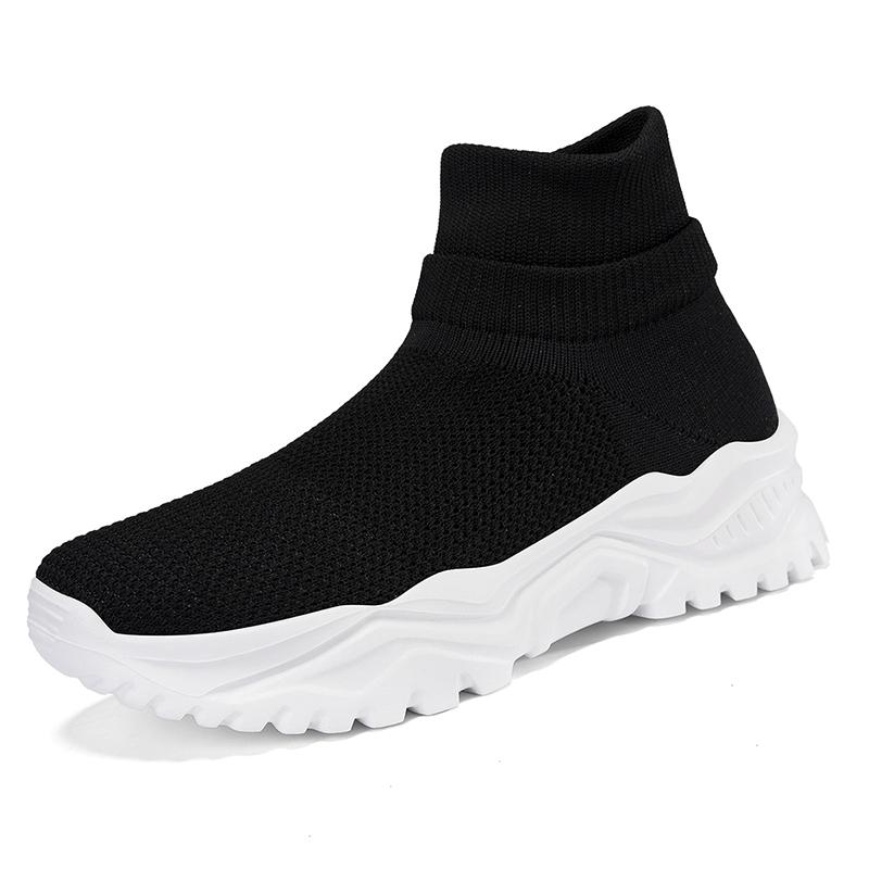 Men's and women's large-sized casual sports shoes, high-top breathable ankle boots, loafers, tennis running boots