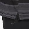Nike Dri-Fit Unscripted Striped Logo Short Sleeve Polo Men Tops Black DV7906-010
