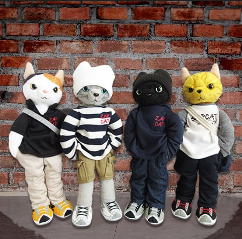 Naitou Design ZAP CAT Plush Toy Small Aki,