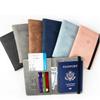 PU Passport Holder Case Id Credit Card Holder Flight Ticket Clip Travel Accessories Travel Wallet Passport Covers for Women Men
