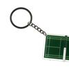 Mini Badminton Playground Keyring Acrylic Table Tennis Key Holder  Unisex