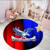 1PC round rug Crystal Fc Crest Printed Round Area Rug ,Rug For Home Office, Round Chair Rug, Decorative Carpet Fan gifts Christmas gift