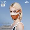 Women's UPF50+ 3D Gradient Blush Sunscreen Mask - Breathable, Soft Bone Support, Anti-Smudge Makeup with Ice Silk Fabric