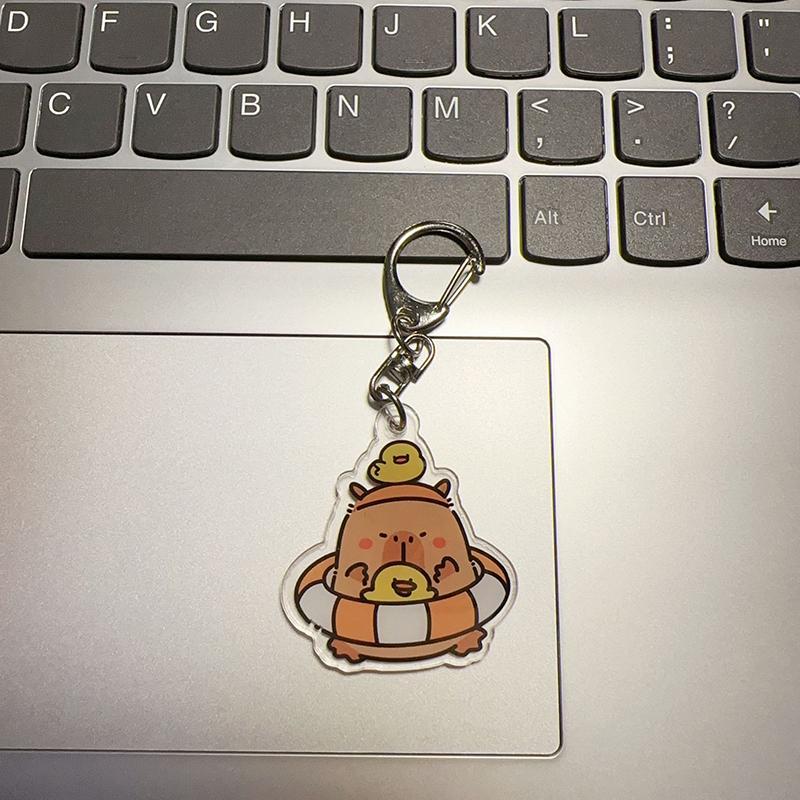 Творческий милый брелок-подвеска Capybara Kawaii рюкзак подвесные украшения аксессуары милый мультяшный брелок подарки