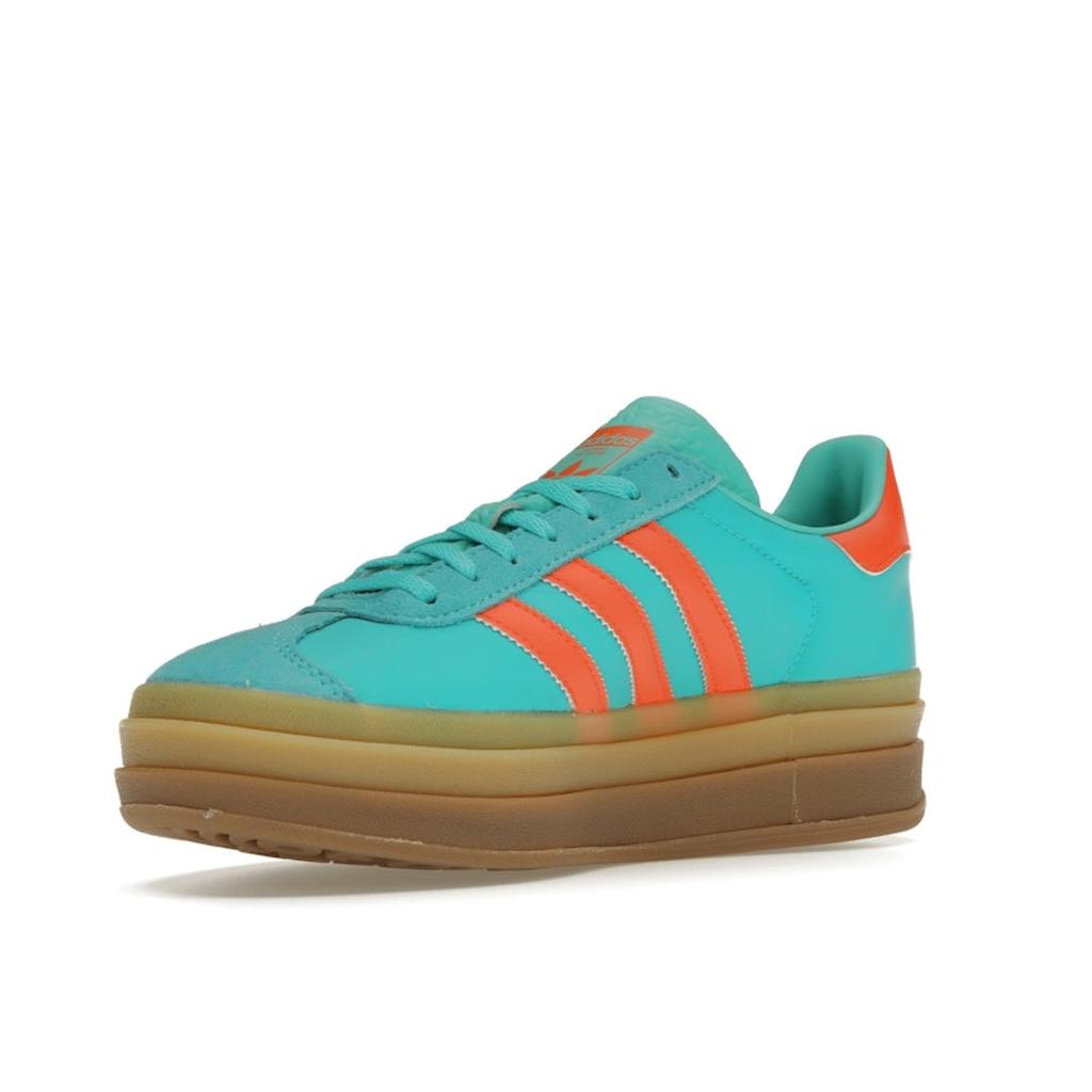Adidas Кроссовки женские Gazelle Bold Mint Rush Impact Orange Teal IG4386