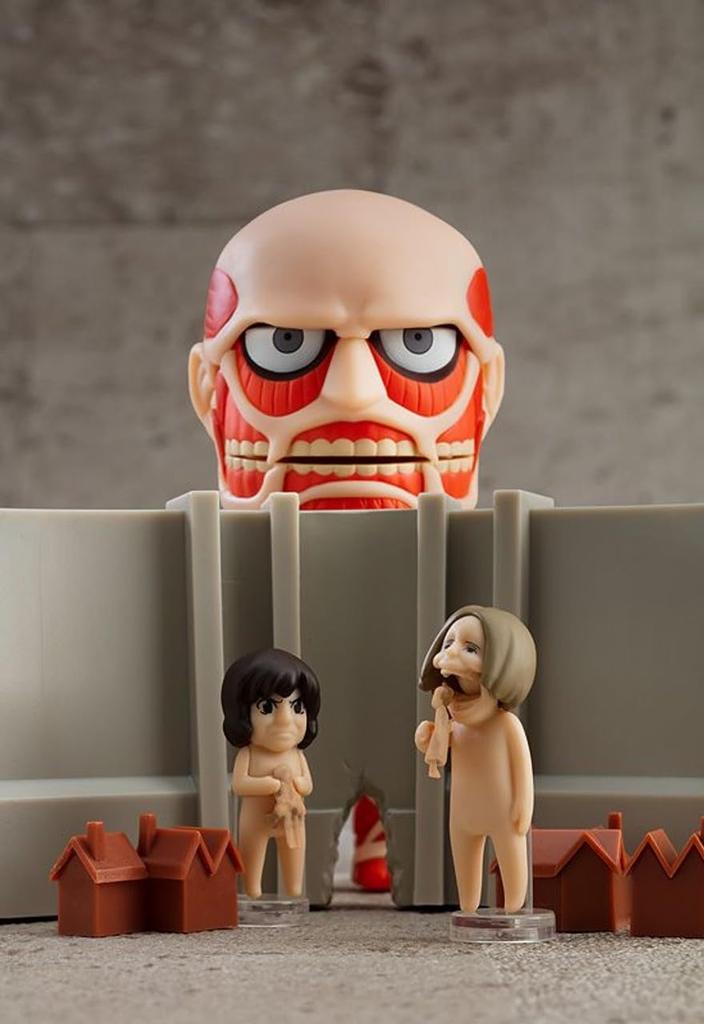 Good Smile Company SMILE Nendoroid Attack On Titan Colossal Titan Renewal Set Plastic Painted Movable Figure G17056 (GOOD COMPANY) Non-Scale