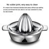 Portable Lemon Orange Manual Fruit Juicer 304 Stainless Steel Kitchen Accessories Tools Citrus 100%  Hand Pressed Juice Maker