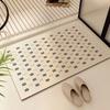 Creamy Air Bathroom Water Absorption Diatom Mud Floor Mat Wear Resistant Dir Resistant Pad Bathroom Sink Fast Drying Anti Slip Foot Mat