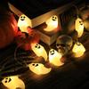 Cross-Border Halloween LED Ghost String Lights: Quirky Holiday Festival Decorations for Haunted House Atmosphere