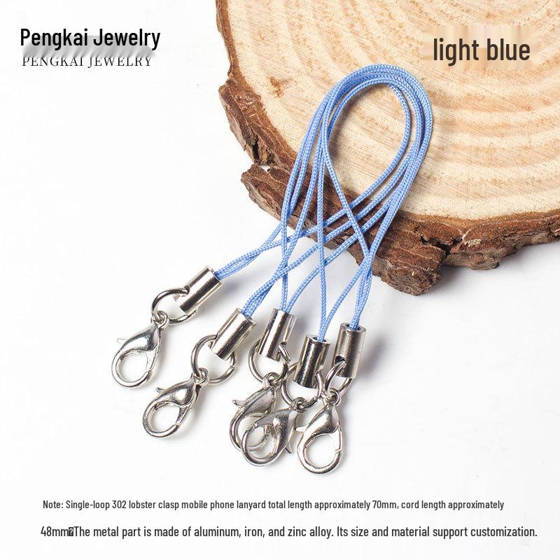 Сделай сам Красочный ремешок для мобильного телефона с карабином-лобстером – Аксессуар для ювелирных изделий ручной работы и шнурок-подвеска