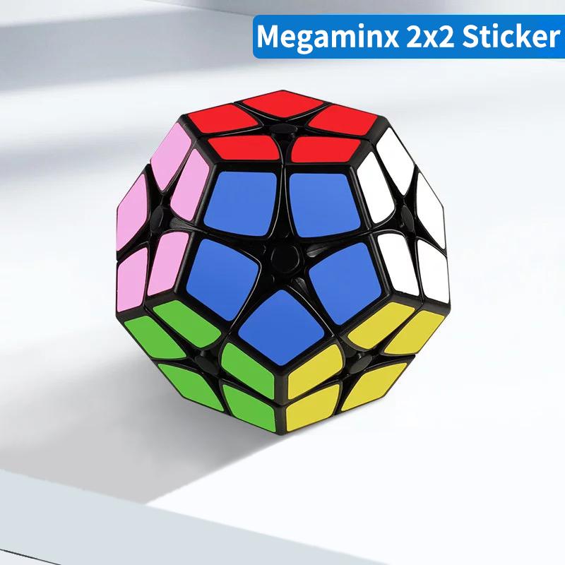Sengso Speed Cube Megaminx 2X2 3X3 4X4 5X5 6X6 7X7 12-Sided Puzzle Dodecahedron For Kids Competition Cube Stickerless Puzzle