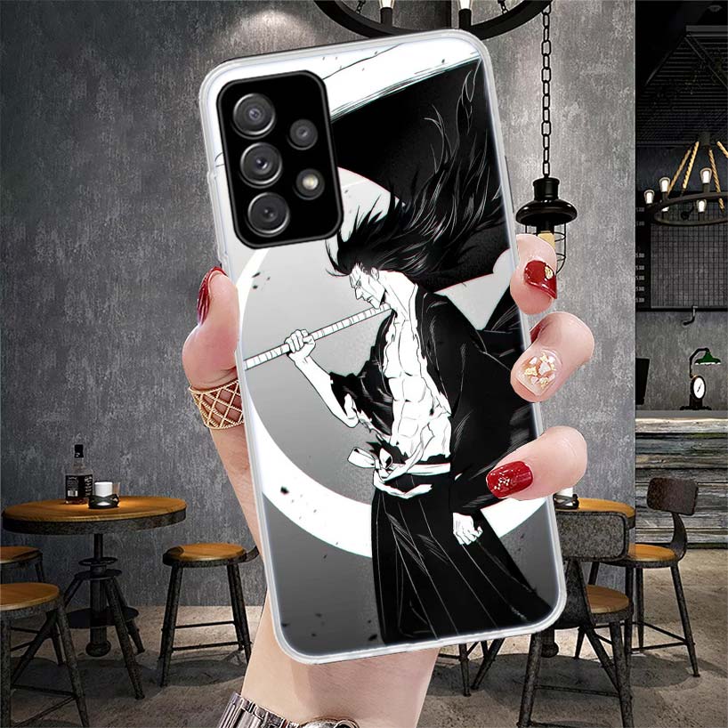 Мягкий чехол для телефона Bleach с Зараки Кенпачи для Samsung Galaxy S22 S23 S24 S25 Edge S26 Ultra S20 FE S21 Plus + Fundas Coque Galaxy S