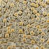 Бусины для браслетов ручной работы Акриловые цифры Бусины с английскими буквами Наборы детских бусин ручной работы Аксессуары для украшений Бусины россыпью Квадратные бусины