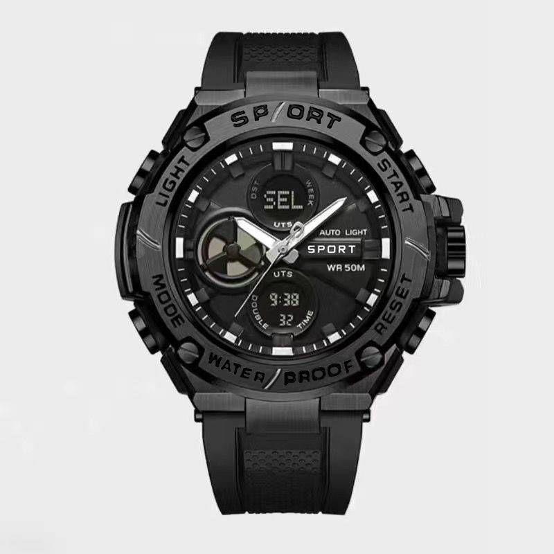 Часы Steel & Heart Korean Edition Trend Sports Watch для мужчин, молодежи, цифровые электронные часы, водонепроницаемые, светящиеся, студенческие часы