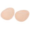 3 Pairs Cushioned Metatarsal Pads Shock Absorbing Self Adhesive Faux Leather Arch Forefoot Pads for Blisters Calluses Corns Apricot