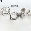 3 Pcs/Set Finger Midi Tip Finger Knuckle Open Rings Jewelry Charms