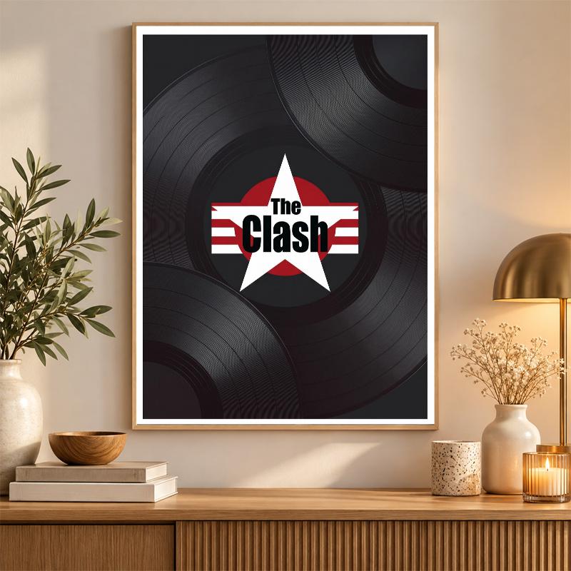 The Clash Diamond Painting Kit 5D Full Drill DIY Diamond Mosaic Wall Art Home Decor