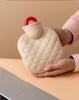 Winter Mini Plush Hot Water Bottle Hand Warmer, Explosion-Proof, Anti-Scald, Small Size for Women