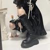 Модная шнуровка Зима 2025 Сапоги до колена Женские со шнуровкой Платформа Длинные сапоги для женщин Водонепроницаемые Демисезонные Рабочие Весенние Новые