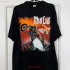 Винтажная футболка Meat Loaf Band Тур Рок 90-е винтаж Стираная Универсальная Мягкая Дышащая модная графическая Повседневная Удобная