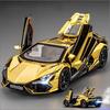 Спрей 1:24 Lamborghini Revuelto Countach LP500S Суперкар Металлический Сплав Литье под Давлением Модель Автомобиля Высокая Симуляция Домашний Модный Орнамент Игрушка